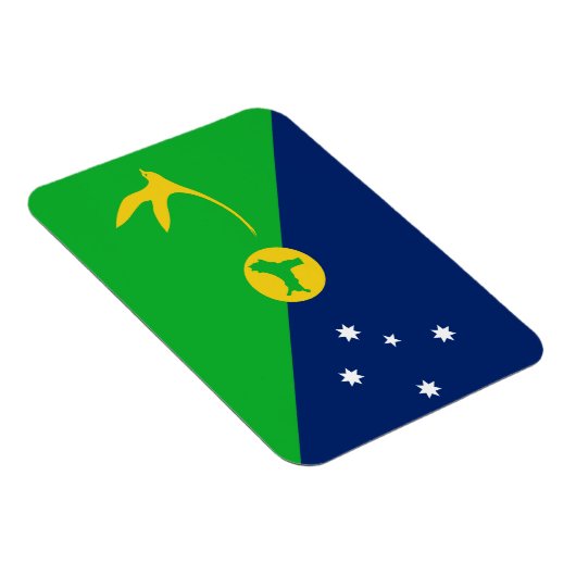 Magnet Flexible Drapeau de l'île Christmas (Côté Droit)