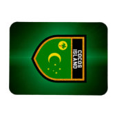 Magnet Flexible Drapeau de l'île Cocos (Horizontal)