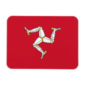Magnet Flexible Drapeau de l'île de Man (Horizontal)