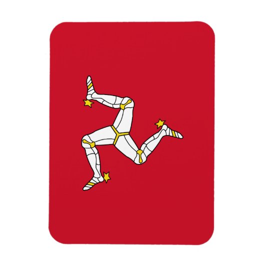 Magnet Flexible Drapeau de l'île de Man (Vertical)
