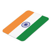 Magnet Flexible Drapeau de l'Inde (Côté Gauche)