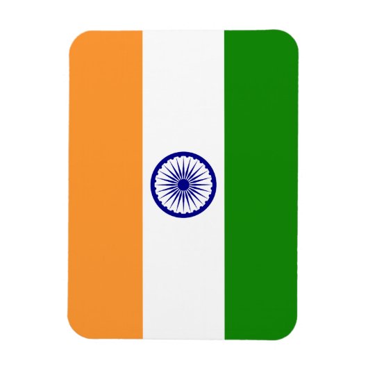 Magnet Flexible Drapeau de l'Inde (Vertical)
