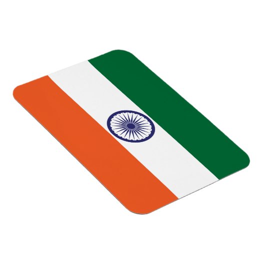 Magnet Flexible Drapeau de l'Inde (Côté Droit)