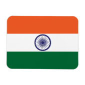 Magnet Flexible Drapeau de l'Inde (Horizontal)