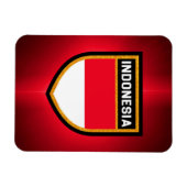 Magnet Flexible Drapeau de l'Indonésie (Horizontal)