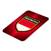 Magnet Flexible Drapeau de l'Indonésie (Côté Gauche)