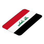 Magnet Flexible Drapeau de l'Irak (Côté Gauche)