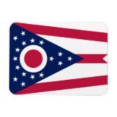 Magnet Flexible Drapeau de l'Ohio (Horizontal)