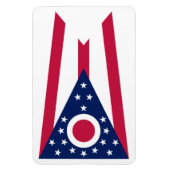 Magnet Flexible Drapeau de l'Ohio (Vertical)