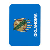 Magnet Flexible Drapeau de l'Oklahoma (Vertical)