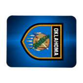 Magnet Flexible Drapeau de l'Oklahoma (Horizontal)