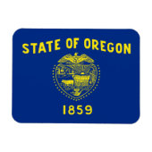 Magnet Flexible Drapeau de l'Oregon (Horizontal)