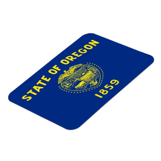 Magnet Flexible Drapeau de l'Oregon (Côté Gauche)