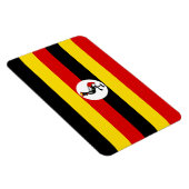 Magnet Flexible Drapeau de l'Ouganda (Côté Droit)