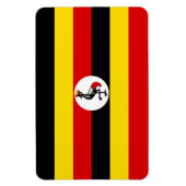 Magnet Flexible Drapeau de l'Ouganda (Vertical)