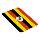 Magnet Flexible Drapeau de l'Ouganda (Côté Droit)