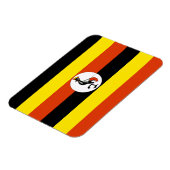 Magnet Flexible Drapeau de l'Ouganda (Côté Gauche)