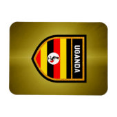 Magnet Flexible Drapeau de l'Ouganda (Horizontal)