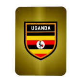 Magnet Flexible Drapeau de l'Ouganda (Vertical)