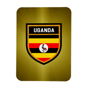 Magnet Flexible Drapeau de l'Ouganda