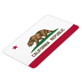 Magnet Flexible Drapeau de l'ours de Californie : État de Cali Gol (Côté Gauche)