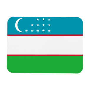 Magnet Flexible Drapeau de l'Ouzbékistan
