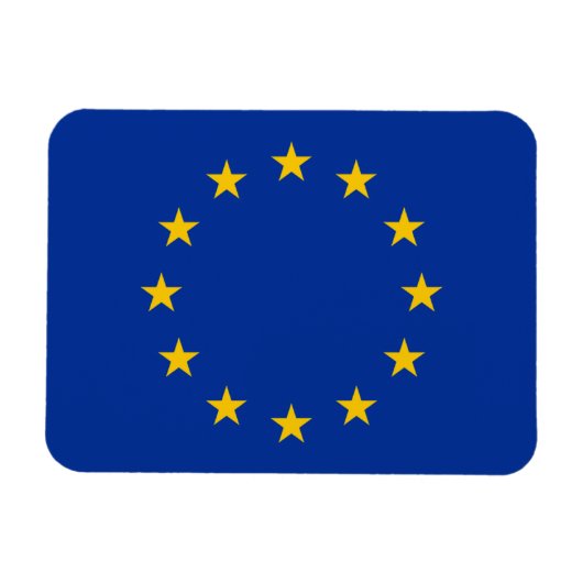 Magnet Flexible Drapeau de l'Union européenne (Horizontal)
