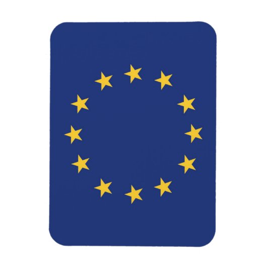 Magnet Flexible Drapeau de l'Union européenne (Vertical)