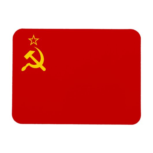 Magnet Flexible Drapeau de l'Union soviétique, URSS, CCCP, communi (Horizontal)