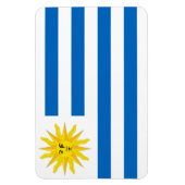 Magnet Flexible drapeau de l'Uruguay (Vertical)