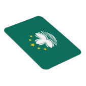 Magnet Flexible Drapeau de Macao (Côté Droit)