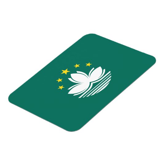 Magnet Flexible Drapeau de Macao (Côté Gauche)
