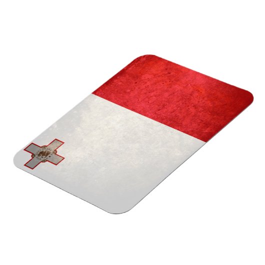Magnet Flexible Drapeau de Malte (Côté Gauche)