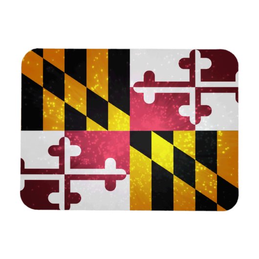 Magnet Flexible Drapeau de Marylander (Horizontal)