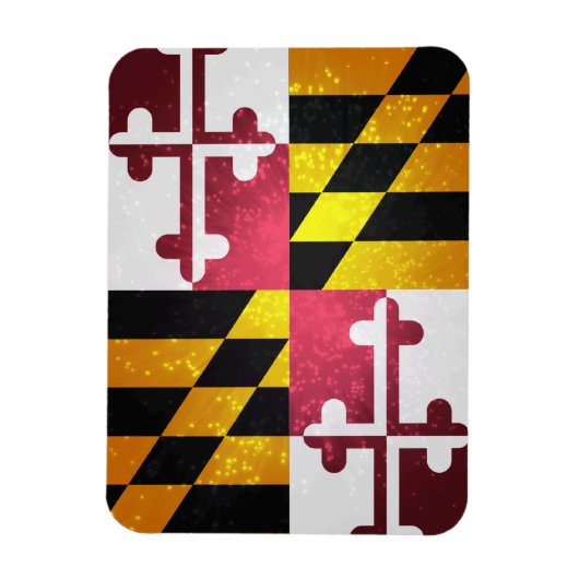Magnet Flexible Drapeau de Marylander (Vertical)