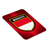 Magnet Flexible Drapeau de Monaco (Côté Droit)