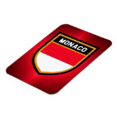 Magnet Flexible Drapeau de Monaco (Côté Gauche)