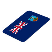 Magnet Flexible Drapeau de Montserrat (Côté Gauche)