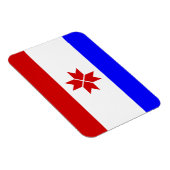 Magnet Flexible Drapeau de Mordovie (Côté Droit)