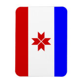 Magnet Flexible Drapeau de Mordovie (Vertical)