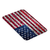 Magnet Flexible Drapeau de mosaïque américaine (Côté Droit)