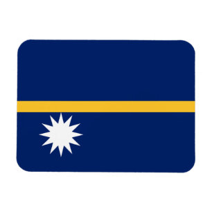 Magnet Flexible Drapeau de Nauru