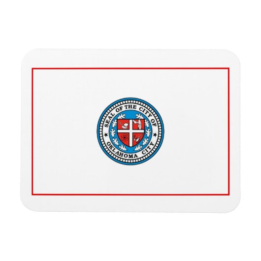 Magnet Flexible Drapeau de Oklahoma City (Oklahoma) (Horizontal)