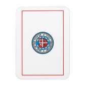 Magnet Flexible Drapeau de Oklahoma City (Oklahoma) (Vertical)