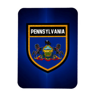 Magnet Flexible Drapeau de Pennsylvanie