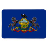 Magnet Flexible Drapeau de Pennsylvanie (Horizontal)