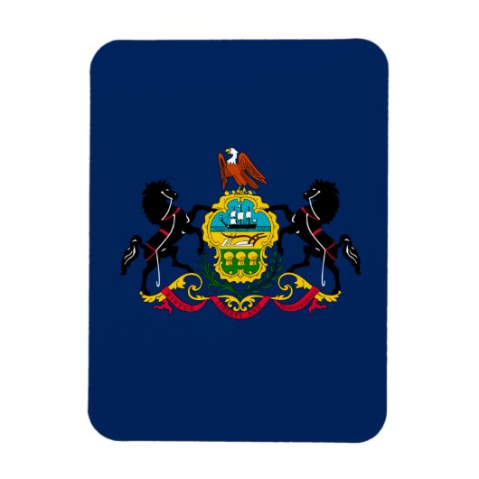 Magnet Flexible Drapeau de Pennsylvanie (Vertical)