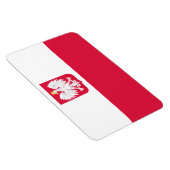 Magnet Flexible Drapeau de Pologne (Côté Droit)