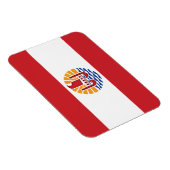Magnet Flexible Drapeau de Polynésie française (Côté Droit)