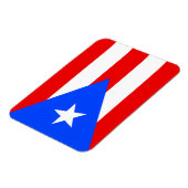 Magnet Flexible Drapeau de Porto Rico (Côté Gauche)